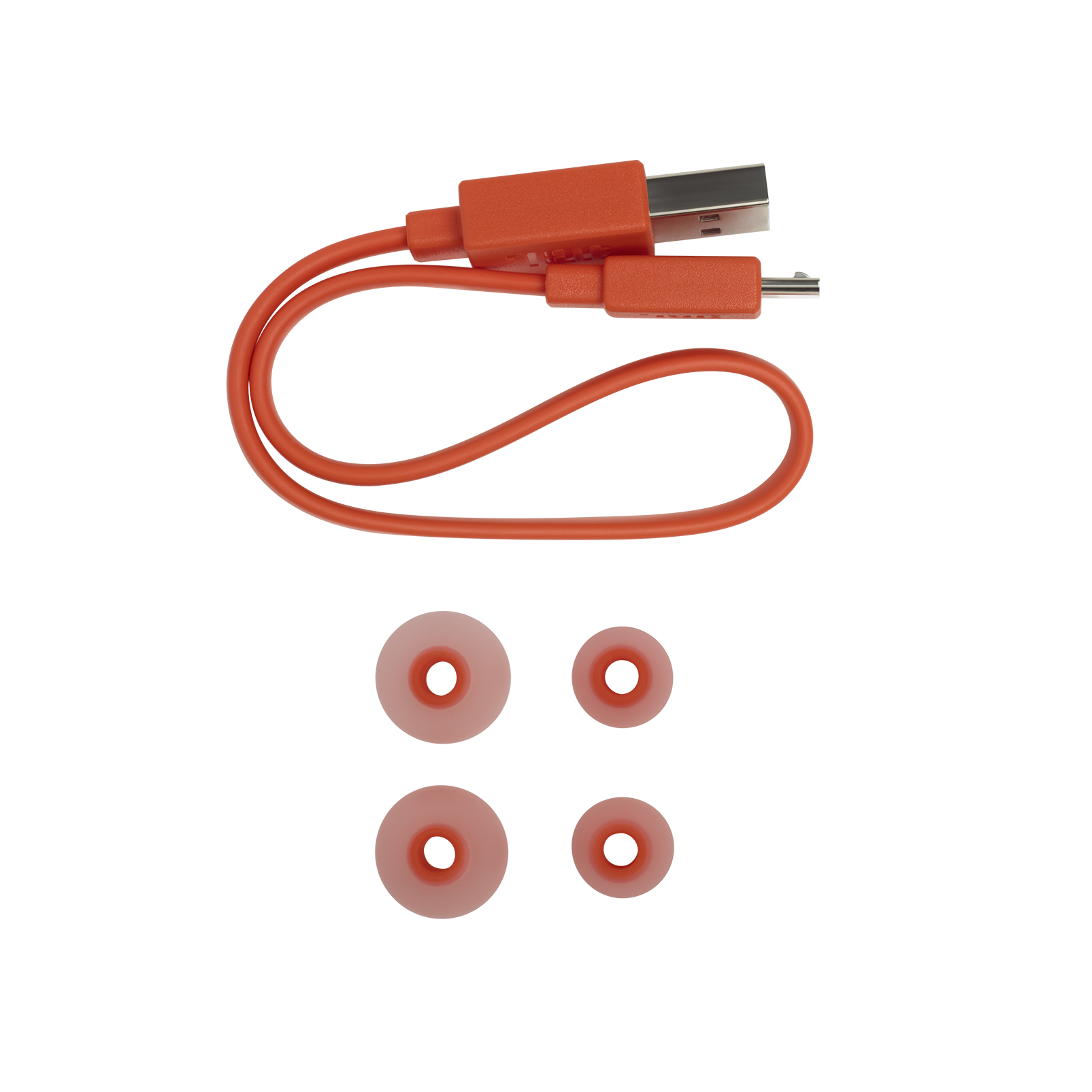 JBL Tune 115BT - Coral Orange - Wireless In-Ear headphones - Detailshot 4
